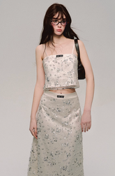 Summer Suspender Skirt Set